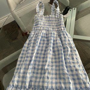 French Connection Maxi Dress in light blue/white